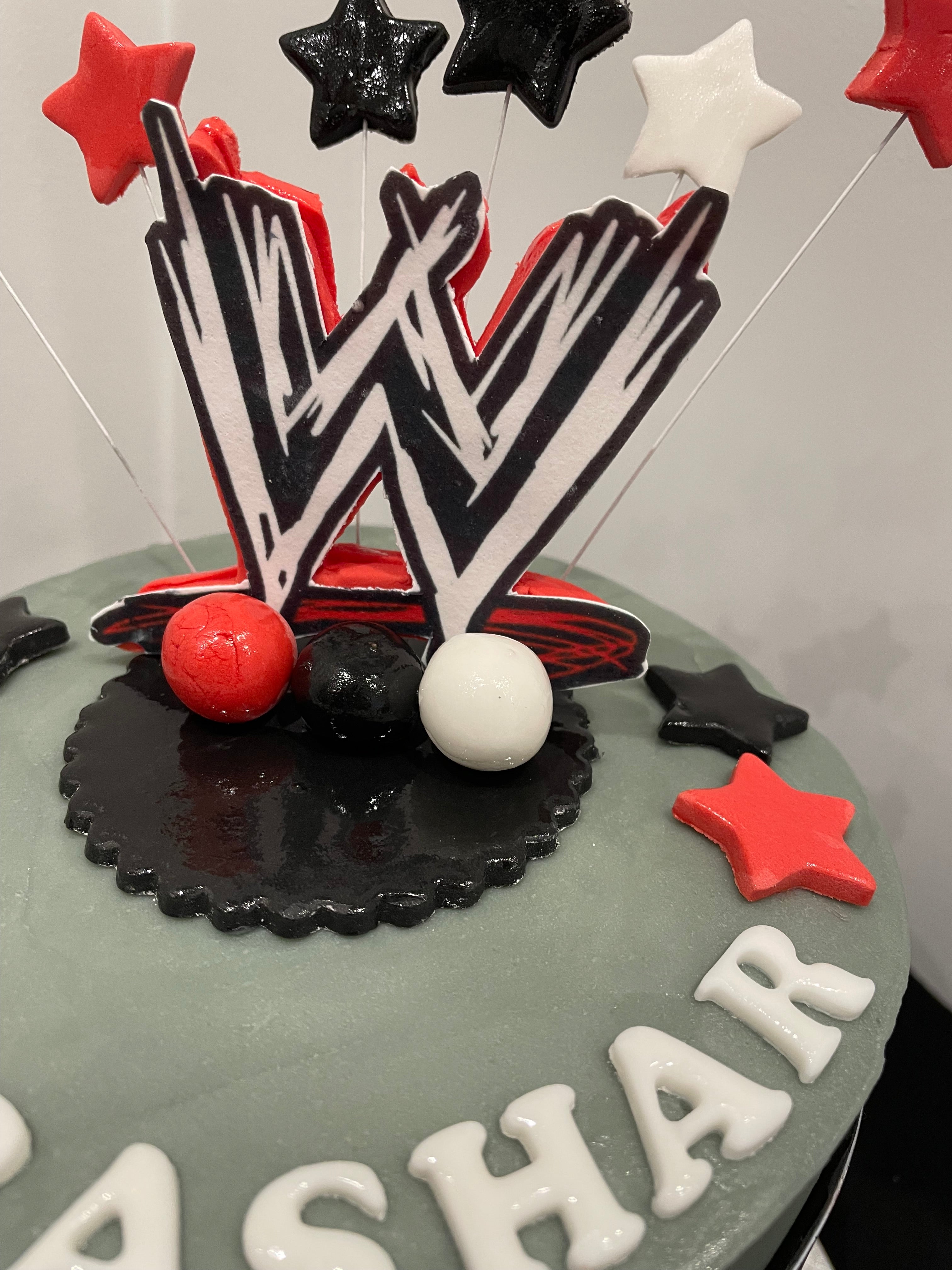 WRESTLING THEME CAKE
