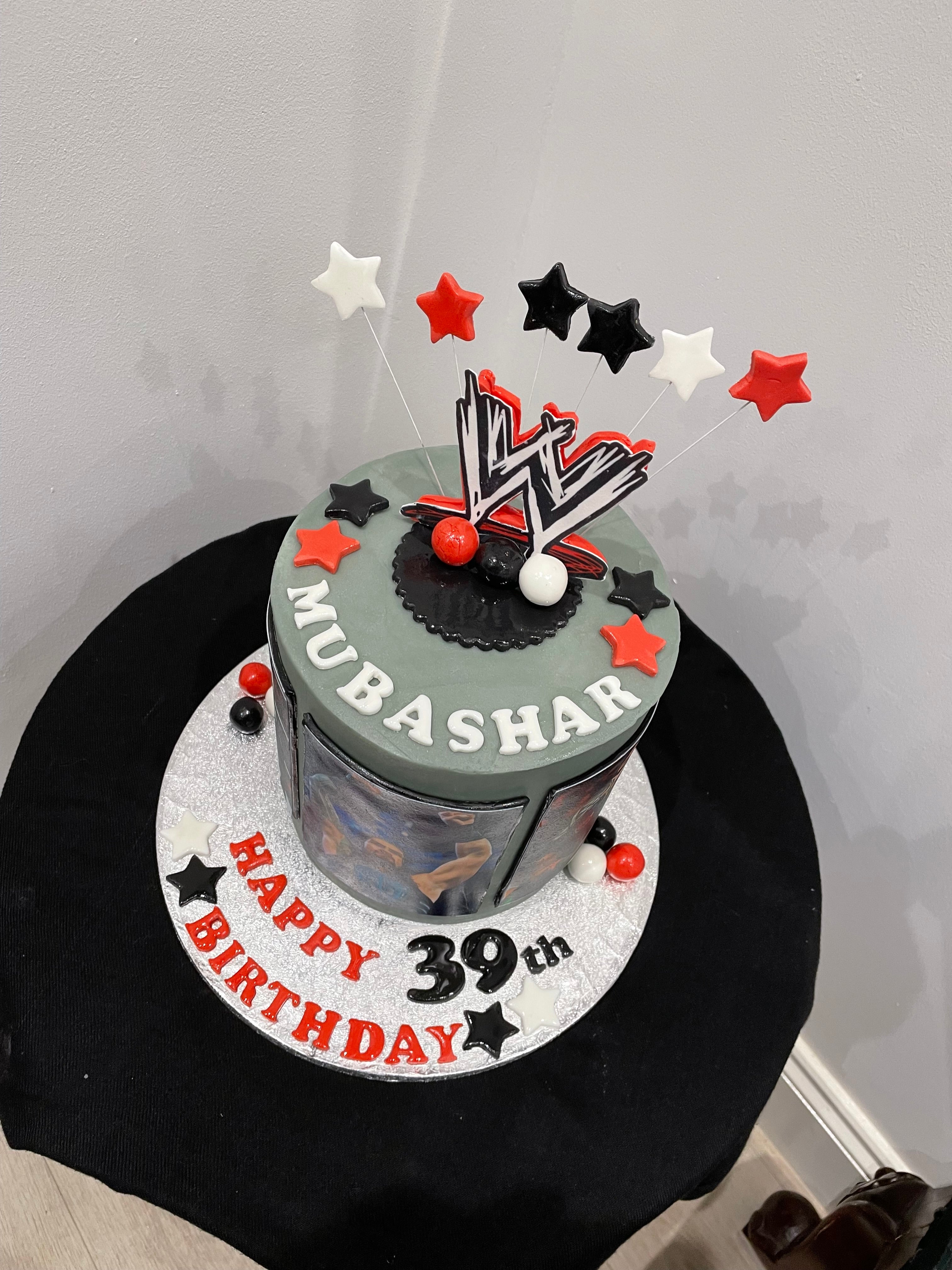 WRESTLING THEME CAKE