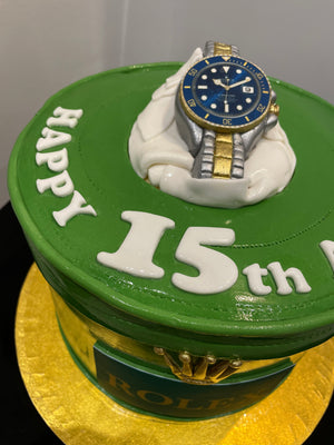 LUXURY WATCH THEME CAKE