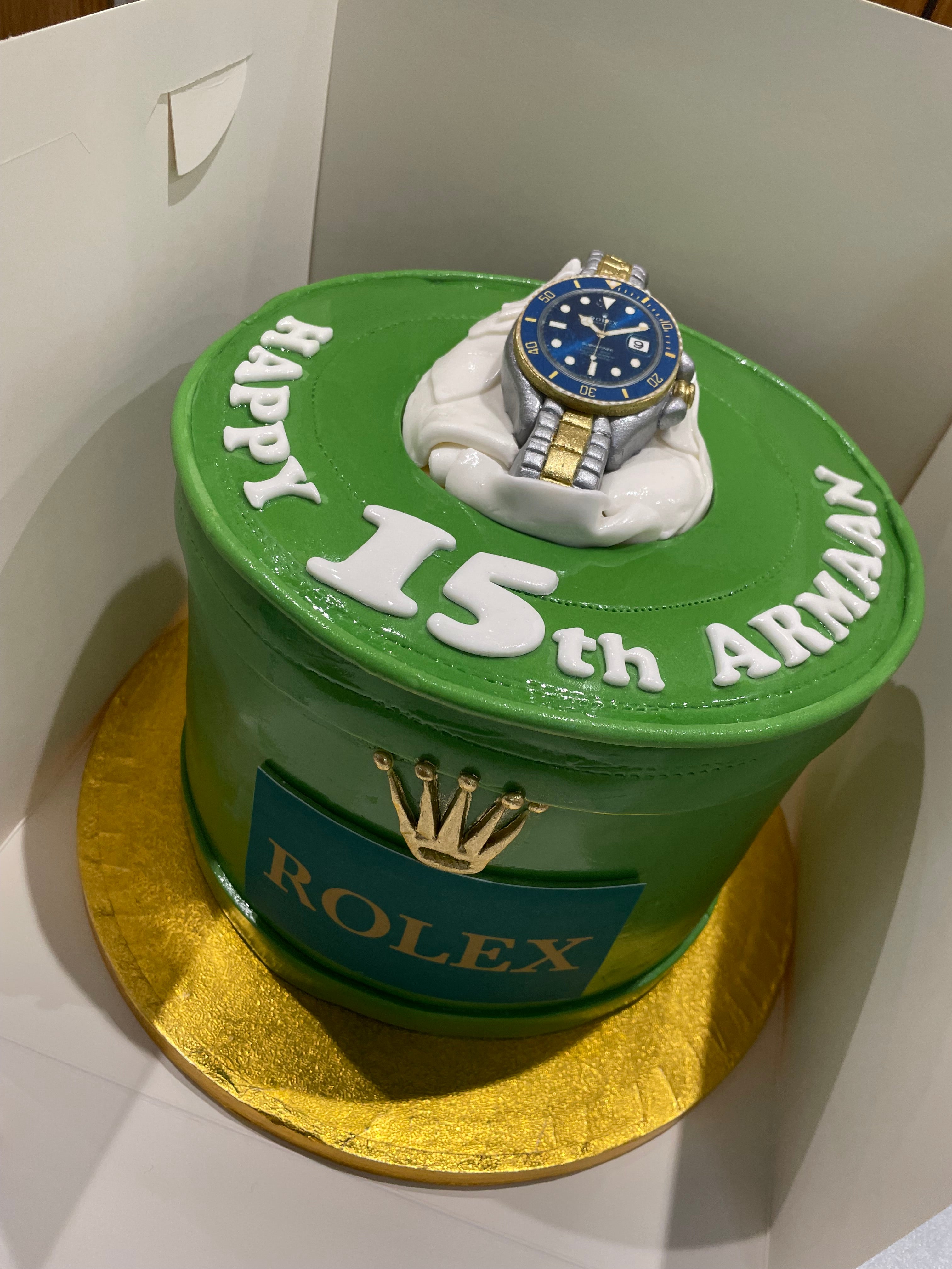 LUXURY WATCH THEME CAKE
