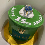 LUXURY WATCH THEME CAKE