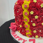 ROSETTE DRESS DOLL CAKE