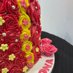 ROSETTE DRESS DOLL CAKE