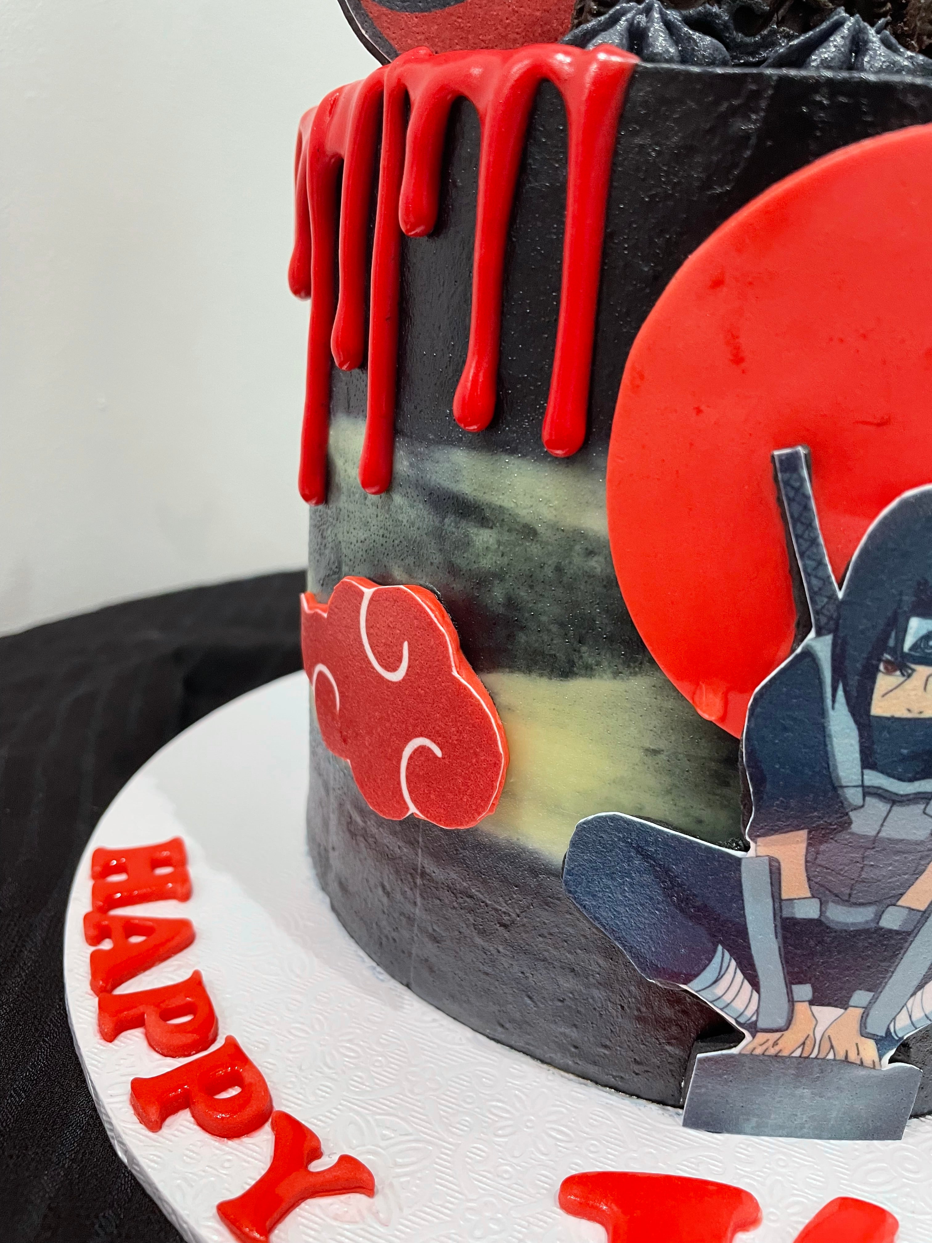 DARK NINJA ANIME CAKE