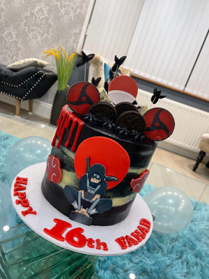 DARK NINJA ANIME CAKE