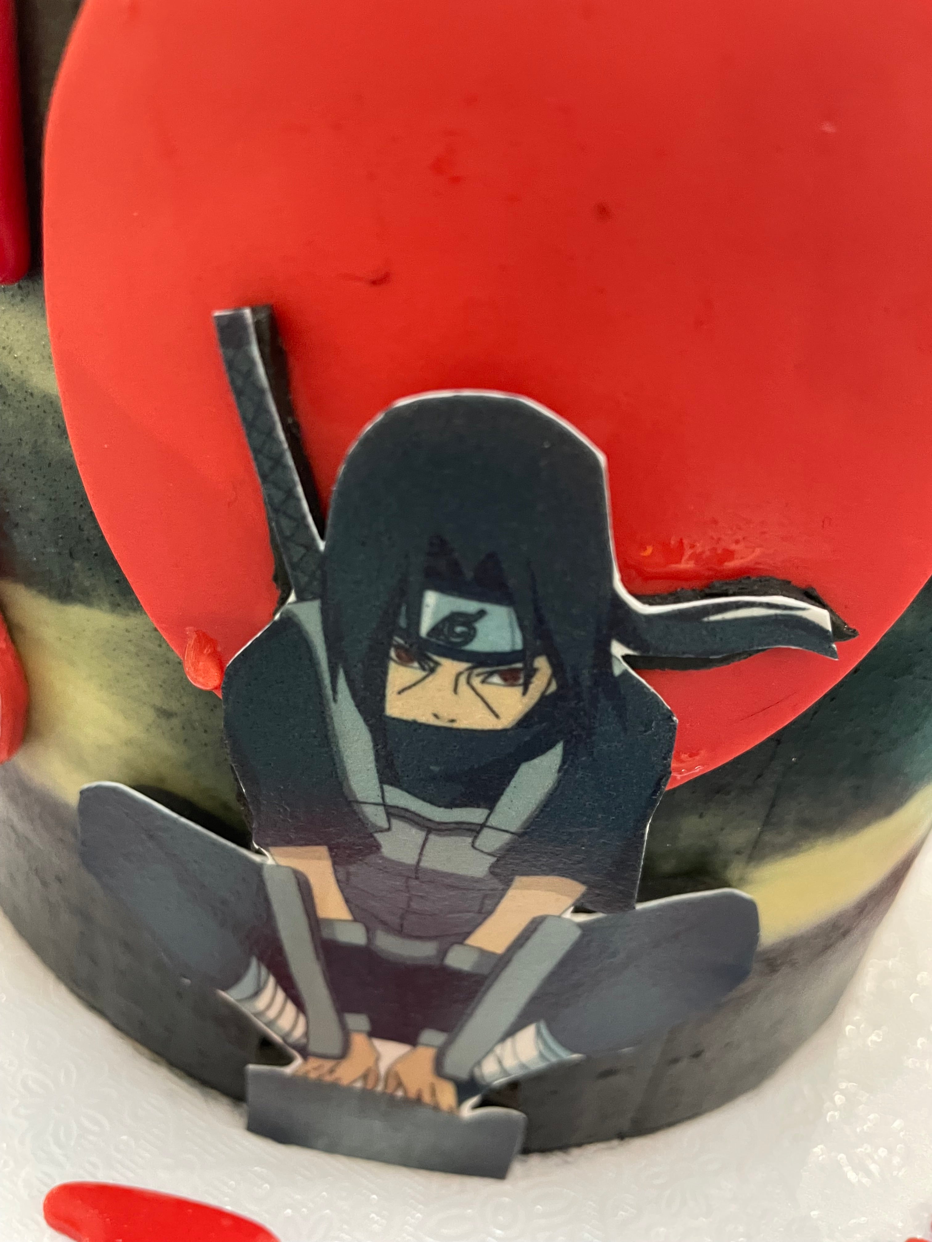 DARK NINJA ANIME CAKE