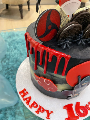 DARK NINJA ANIME CAKE