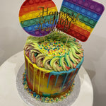 COLOUR ART DRIP OCCASION CAKE