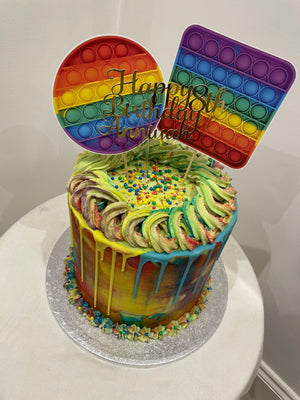 COLOUR ART DRIP OCCASION CAKE