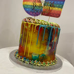 COLOUR ART DRIP OCCASION CAKE
