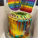 COLOUR ART DRIP OCCASION CAKE