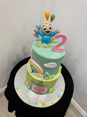 TWO-TIER MELON CAKE