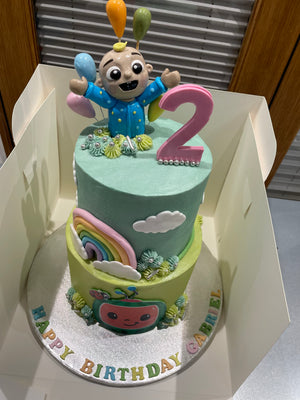 TWO-TIER MELON CAKE