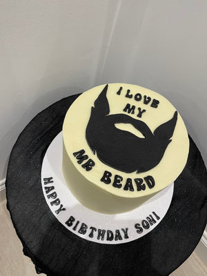 I LOVE MY BEARD OCCASION CAKE