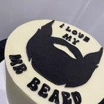I LOVE MY BEARD OCCASION CAKE