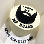 I LOVE MY BEARD OCCASION CAKE