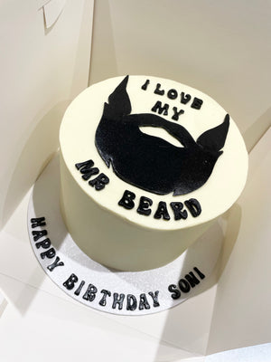 I LOVE MY BEARD OCCASION CAKE