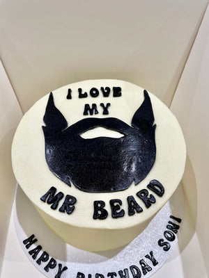 I LOVE MY BEARD OCCASION CAKE