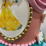 PRINCESSES FRAME BIRTHDAY CAKE