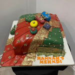DUPPATA PILLOW MEHNDI CAKE