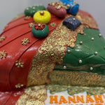 DUPPATA PILLOW MEHNDI CAKE