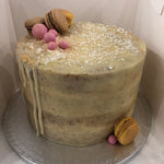 MACARON DRIP NAKED CAKE