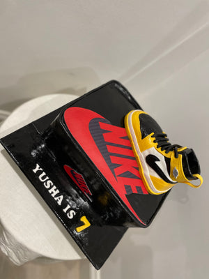 RETRO AIR JORDAN TRAINER THEME CAKE