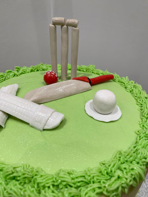 CRICKET THEME CAKE