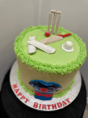 CRICKET THEME CAKE