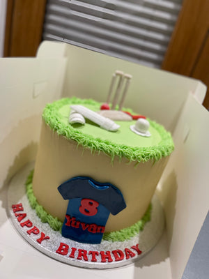 CRICKET THEME CAKE