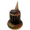 CAKESICLES & CONE - GOLD DRIP CAKE WTH BERRIES