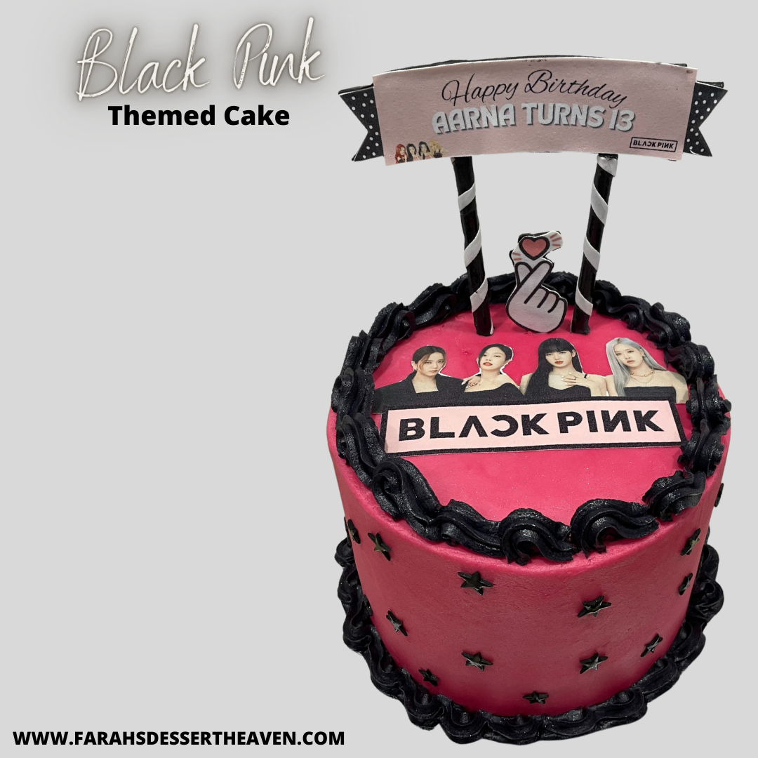Blackpink Themed Cake | Farah's Dessert Heaven – FARAH'S DESSERT HEAVEN
