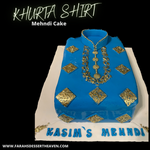 KHURTA SHIRT MEHNDI CAKE