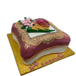 MEHNDI CONE PILLOW CAKE