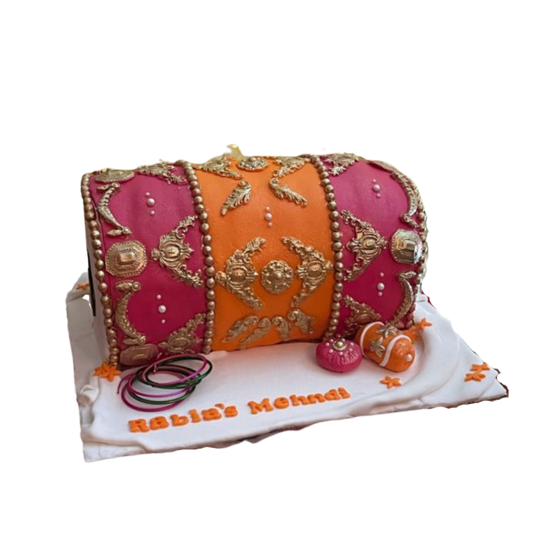 MEHNDI DHOLKI CAKE
