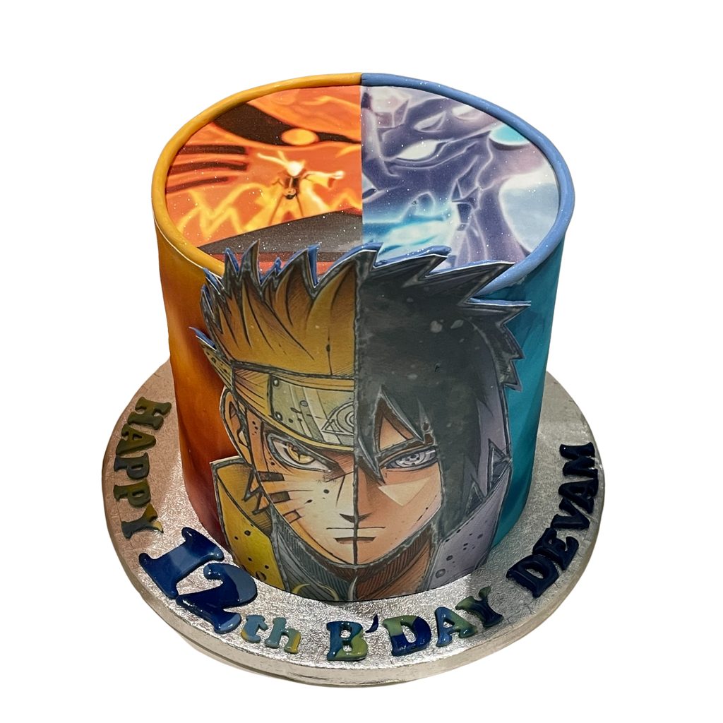 NARUTO DIMENSION ANIME THEME CAKE