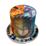 NARUTO DIMENSION ANIME THEME CAKE