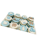 NEW BABY BOY CUPCAKES