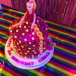 ROSETTE DRESS DOLL CAKE