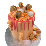 PEACH MACARON CAKE