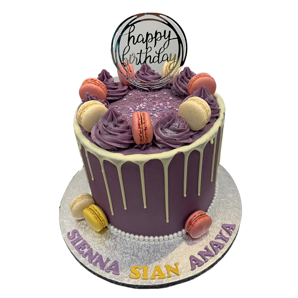PLUM-MAC DRIP - OCCASION CAKE