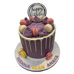 PLUM-MAC DRIP - OCCASION CAKE