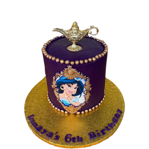 PRINCESS & LAMP THEME CAKE