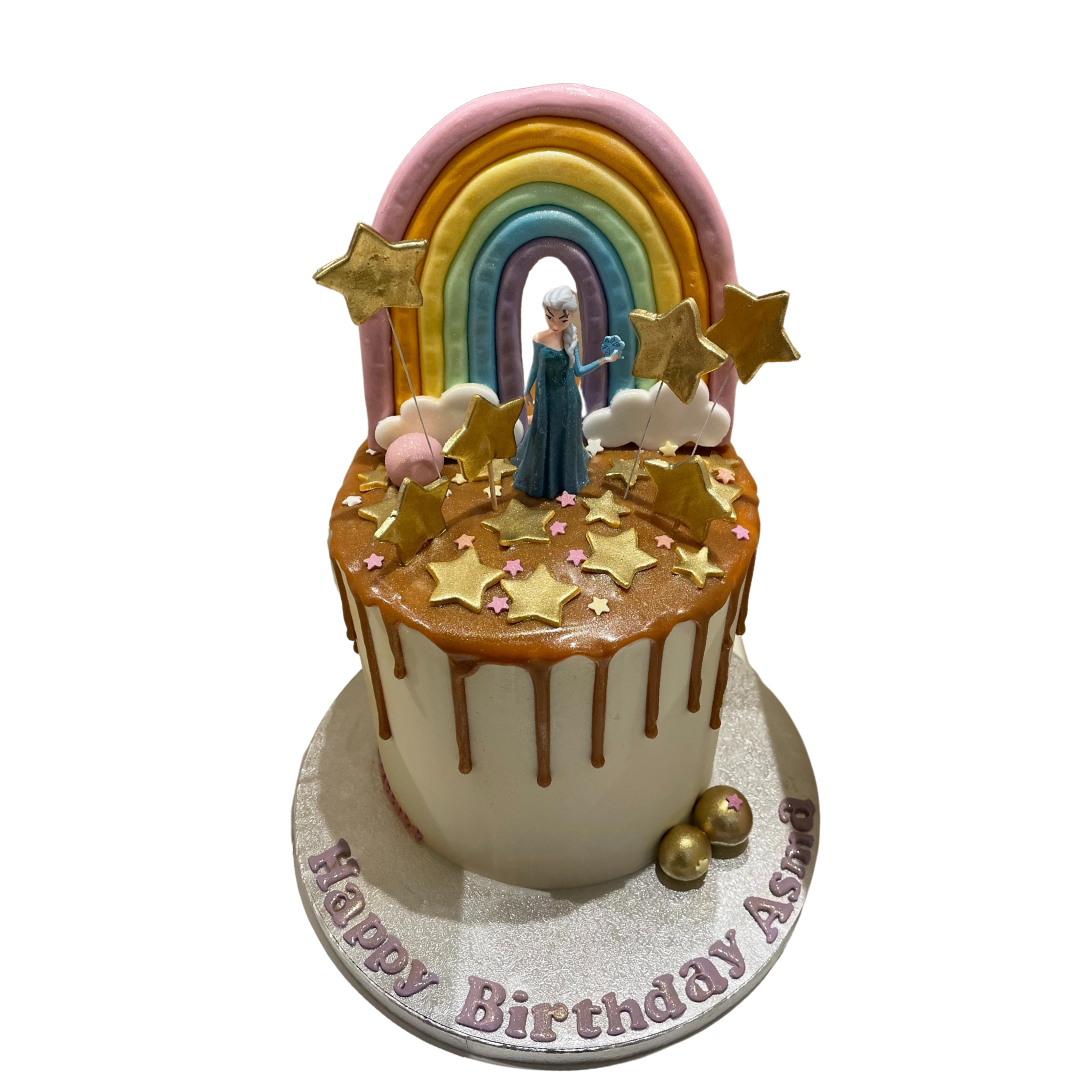 RAINBOW PRINCESS CAKE