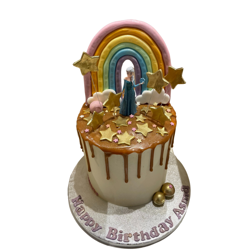 RAINBOW PRINCESS CAKE
