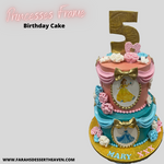 PRINCESSES FRAME BIRTHDAY CAKE