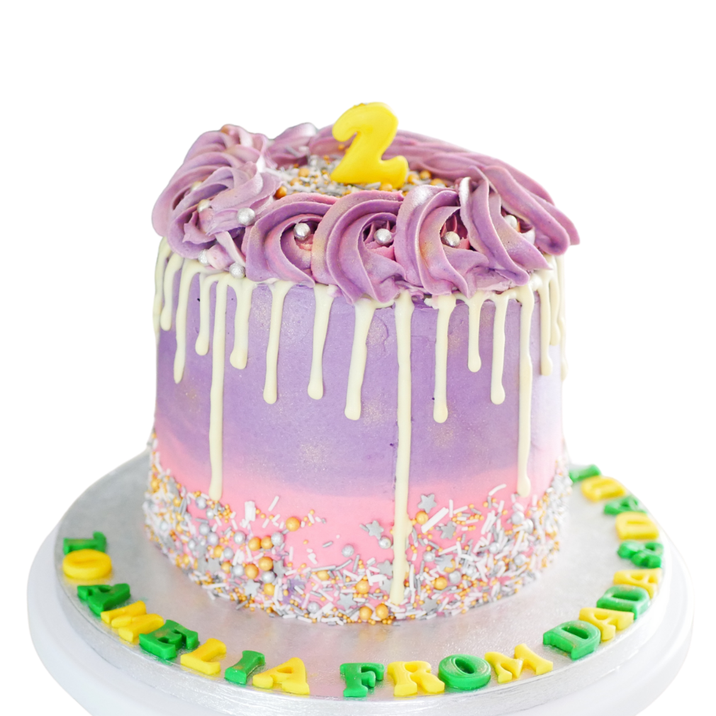 PURPLE DRIP CAKE