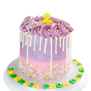 PURPLE DRIP CAKE