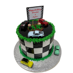 RACE TRACK THEME CAKE