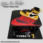 RETRO AIR JORDAN TRAINER THEME CAKE